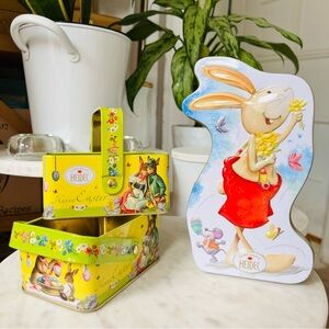 HEIDEL Easter Collectible tins only LOT 3 as pictured